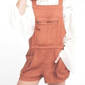 Free People Utility Shortalls - Copper